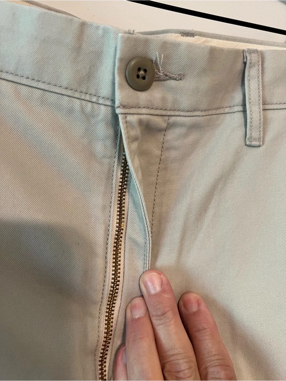 J. Crew Broken-In Straight Chino Pants Slacks Men’s 34x30 Khaki CD466 NWT #2618